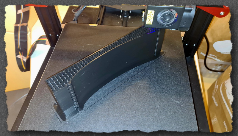 Tragflächenform erstellt im 3D - Druck
