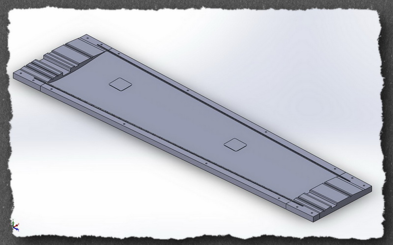 Tragflächenform Salto erstellt im 3D - Druck