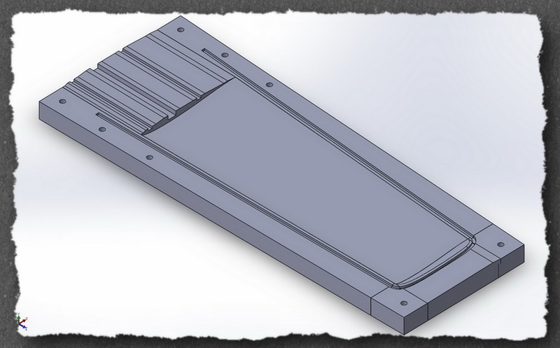 Tragflächenform Salto erstellt im 3D - Druck